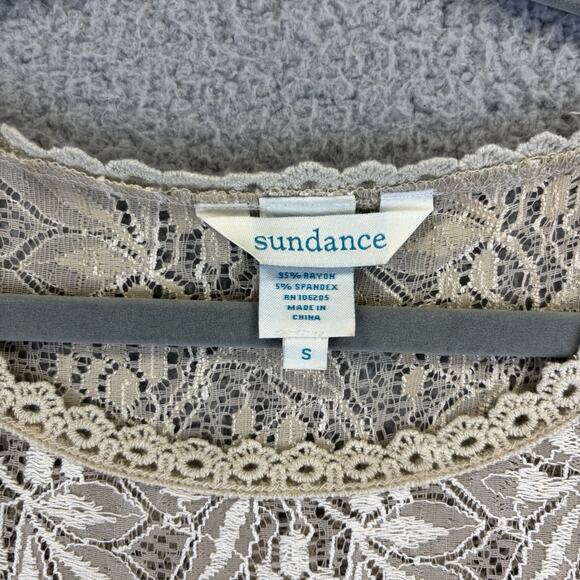 Sundance Dress Small Cottagecore Coquette Romantic Bridal Feminine Lace A-Line - Picture 5 of 11